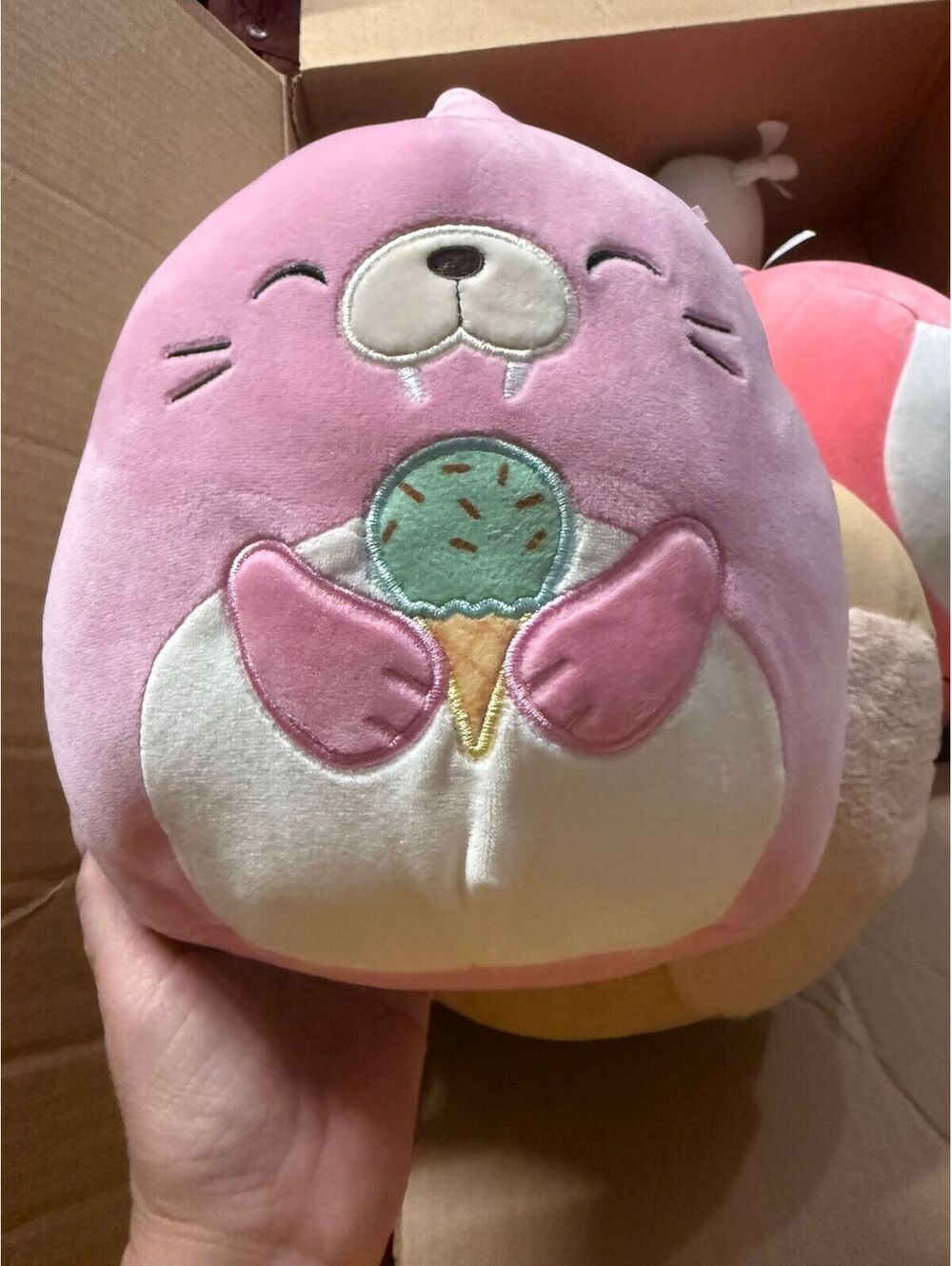 Ova the Pink Walrus Squishmallow